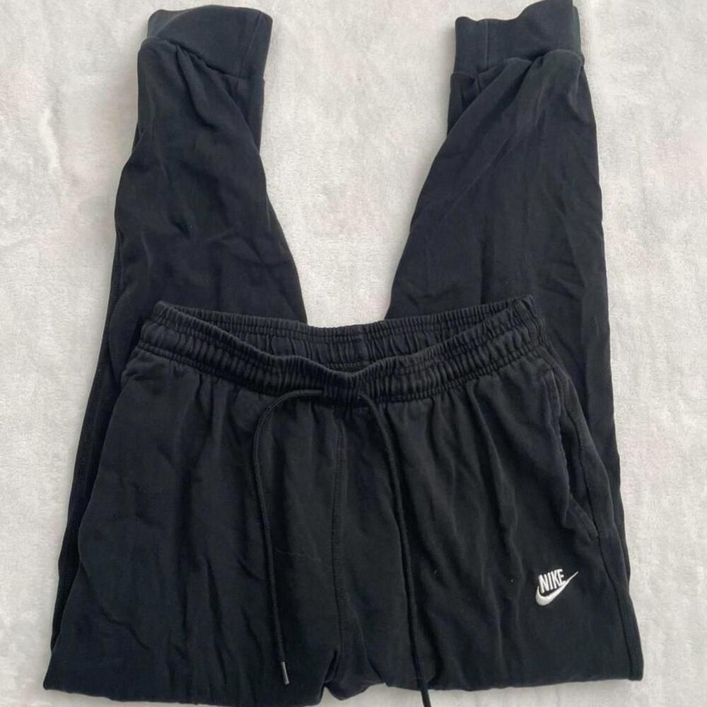 Nike Black Jogger Sweatpants Women's M Loungewear Every Day Casual Gym Athletic